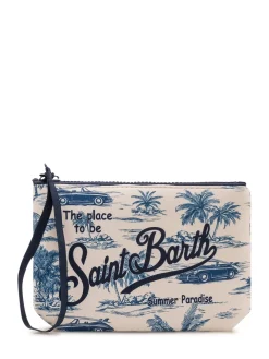 Aline Pouch with Palm Trees Print