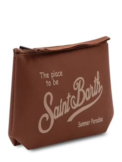 Aline Pouch with Zip Closure and Front Logo