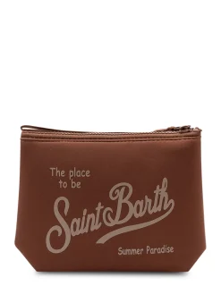 Aline Pouch with Zip Closure and Front Logo