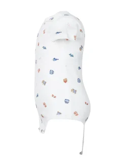 Allover Print Cotton Bodysuit