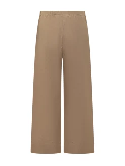 Argento Wide Leg Trousers with Drawstring