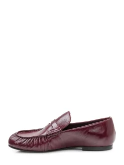 Aven Leather Loafers with Penny Strap