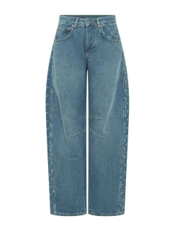 Baggy Denim Jeans with Pockets and Belt Loops