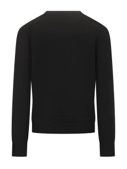 Ballantyne Black Wool Crewneck Sweater