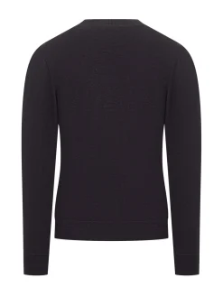 Ballantyne Black Wool Crewneck Sweater
