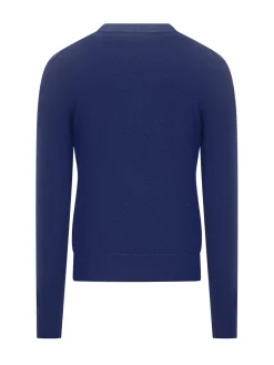 Ballantyne Blue Wool Crewneck Sweater