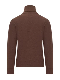 Ballantyne Brown Wool Turtleneck