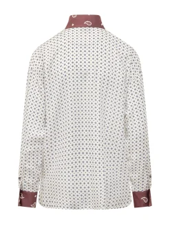 Bandana-Print Twill Shirt