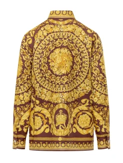Baroque Formal Shirt In Fluid Fabric
