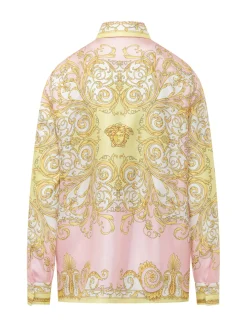 Baroque Formal Shirt In Fluid Fabric
