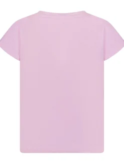Batwing Short Sleeve T-shirt with Summer Bear Print