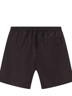 Beach Shorts with Printed Logo