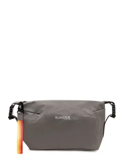 Beauty Case with Logo and Zip Closure