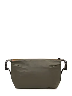 Beauty Case with Logo and Zip Closure