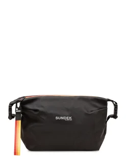 Beauty Case with Logo and Zip Closure