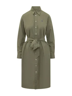 Belted Shirt Dress