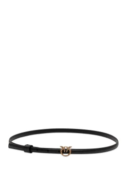 Belt Love Berry with Logo Buckle