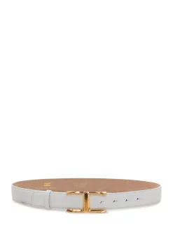 Belt with Logo Buckle