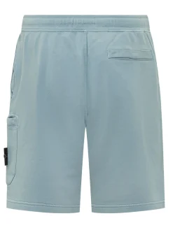 Bermuda Shorts with Drawstring and Patch Pocket