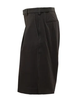 Bermuda Shorts with Integrated Belt