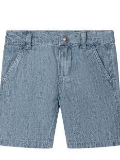 Bermuda Shorts with Slanted Pockets