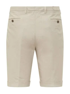 Bermuda Shorts with Turn Up Hem