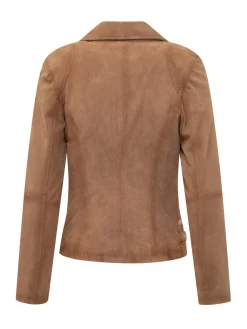 Biker Jacket with Asymmetrical Zip and Pockets