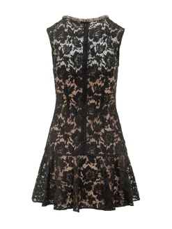 Black Lace Mini Dress