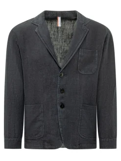 Blazer con Tasche Applicate