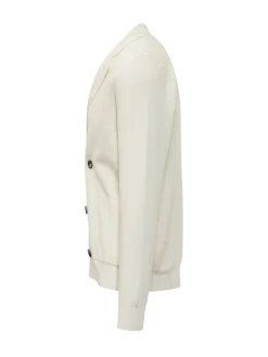 Blazer Doppiopetto con Tasche Applicate