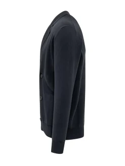 Blazer Doppiopetto con Tasche Applicate