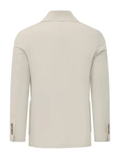 Blazer Doppiopetto in Jersey con Tasche