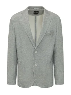 Blazer Uomo Classico in Tessuto Mélange