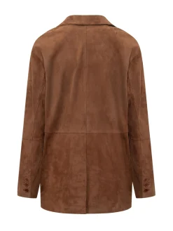 Blazer with Lapel and Button