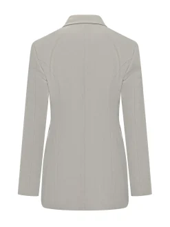 Blazer with Lapels and Flap Pockets