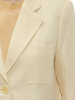 Blazer with Lapels and Patch Pockets