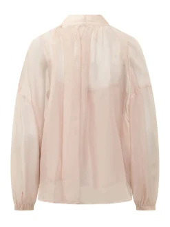 Blouse with Neck Bow