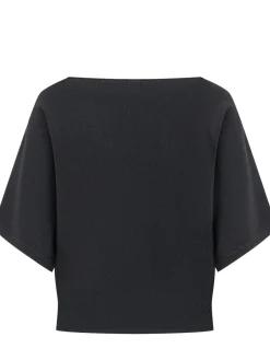 Boat Neck Short Sleeve Top