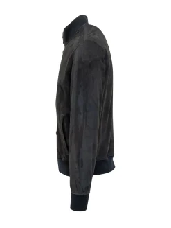 Bomber con Collo in Maglia