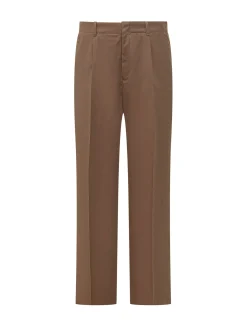 Borrowed Chino Trousers with Front Pleat
