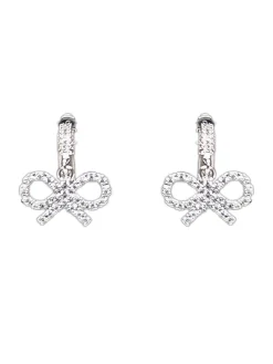 Bow Hoop Earrings