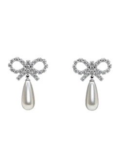 Bow Pearl Earrings