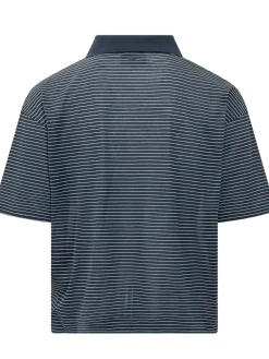 Boxy Striped Polo