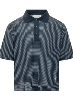 Boxy Striped Polo