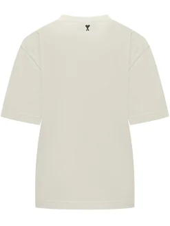 Boxy T-shirt with Lettering Print