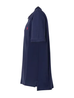 Boys Cotton Piqué Polo with Embroidered Logo