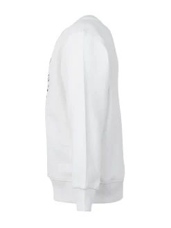 Boys Cotton Sweatshirt with Logo Print