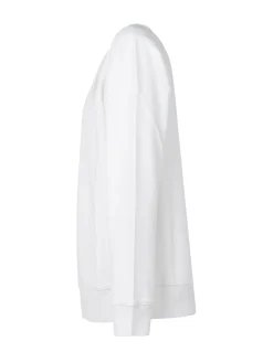 Boys Cotton Sweatshirt with Tone-on-Tone Large Logo
