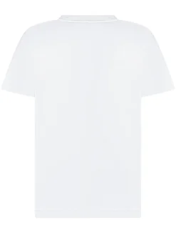 Boys Cotton T-Shirt with Logo Print