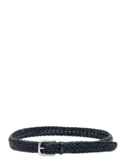 Braided Belt with Metal Buckle